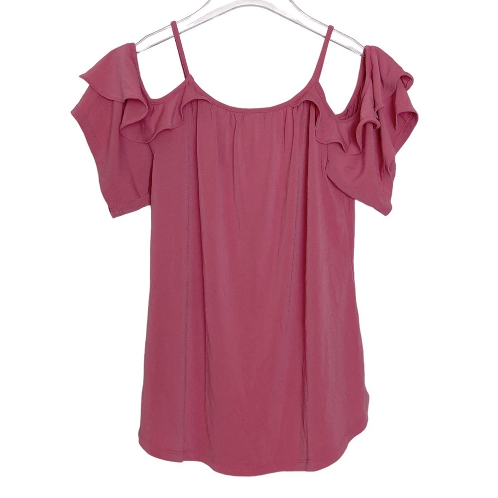 *SOLD* 7th Avenue | New York & Company | Pink | Off the Shoulder Top | Size Med